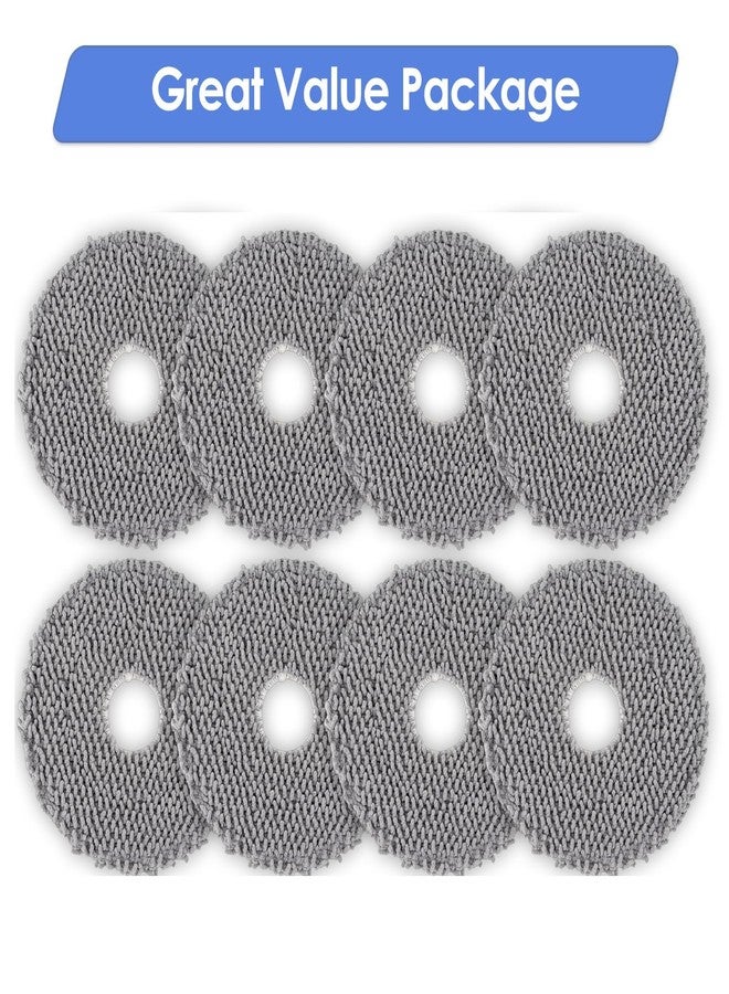 BRUVISH (8 Pieces) Plus 505 Combo Replacement Mop Pads Compatible with iRobot roomba Plus 405 Combo/Plus 405 Combo/Plus 405/ Plus 505 Robot Vacuum, Mop Pad, Mop Cloths Accessories - Image 4